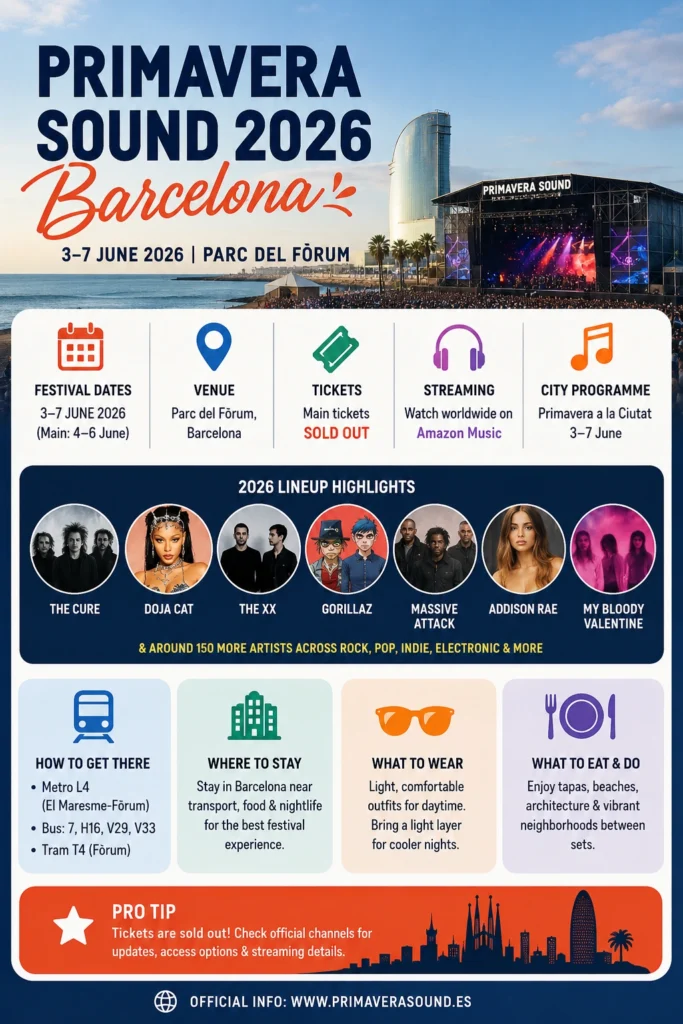 Primavera Sound 2026 Barcelona